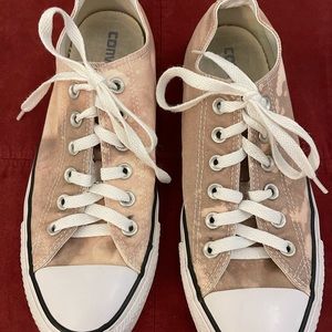 Women’s Converse Bleached tan, brown, white shoes